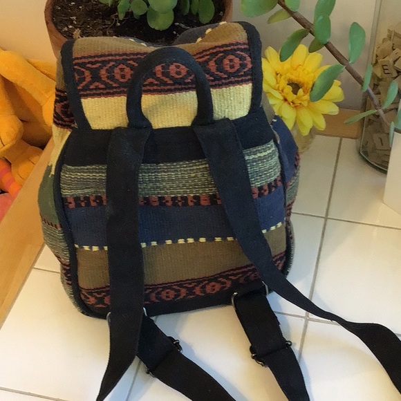 ‘Sun n Sand’ Saddle Blanket Drawstring Backpack (#8) - Picture 8 of 12